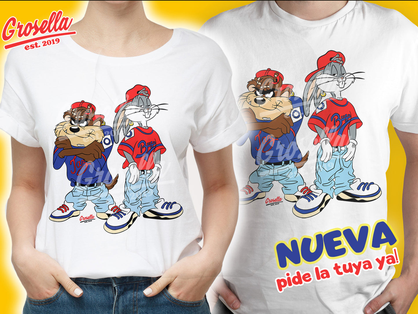 Playera Bugs Bunny Taz Kriss Kross