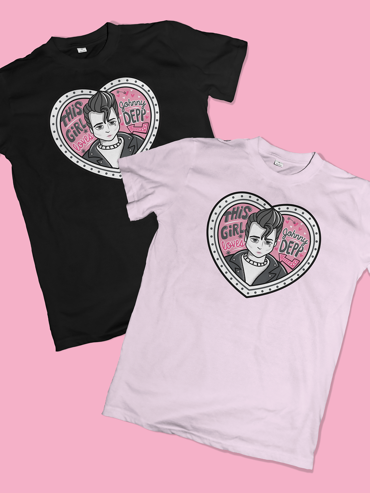Playera Johnny Depp Corazón