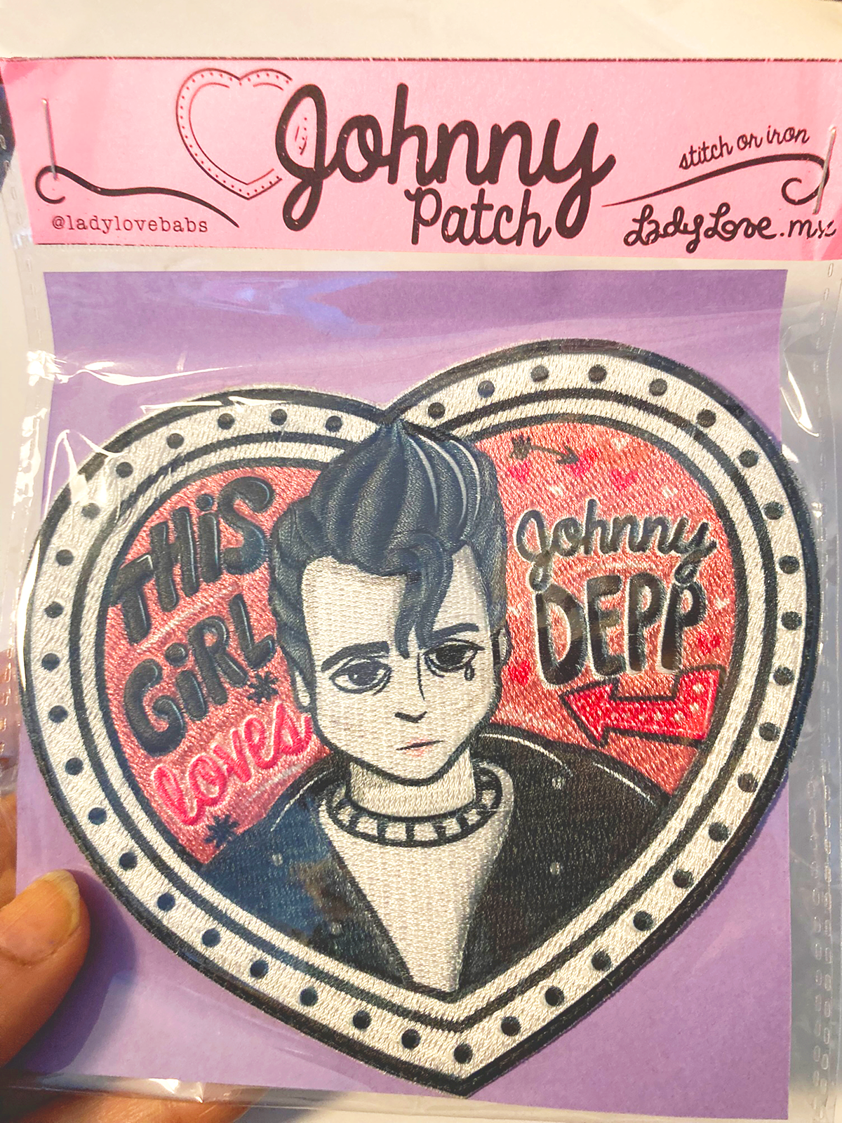 Parche Johnny Depp