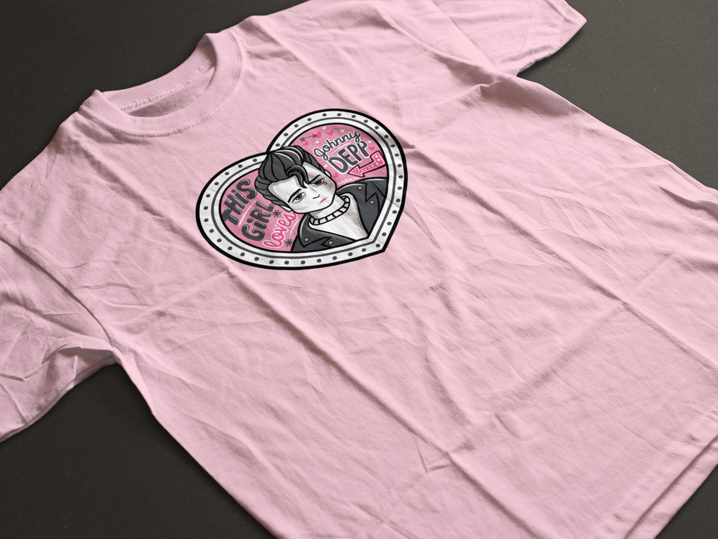 Playera Johnny Depp Corazón