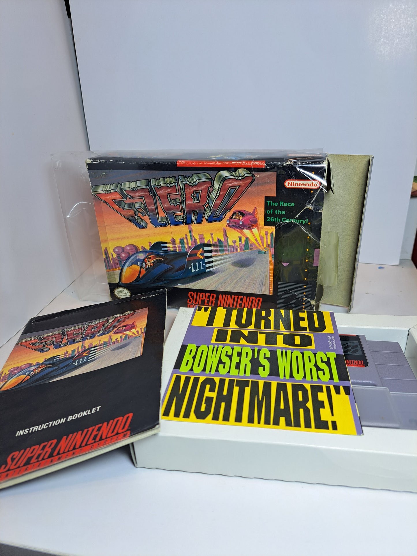 F ZERO SNES EN CAJA COMPLETO