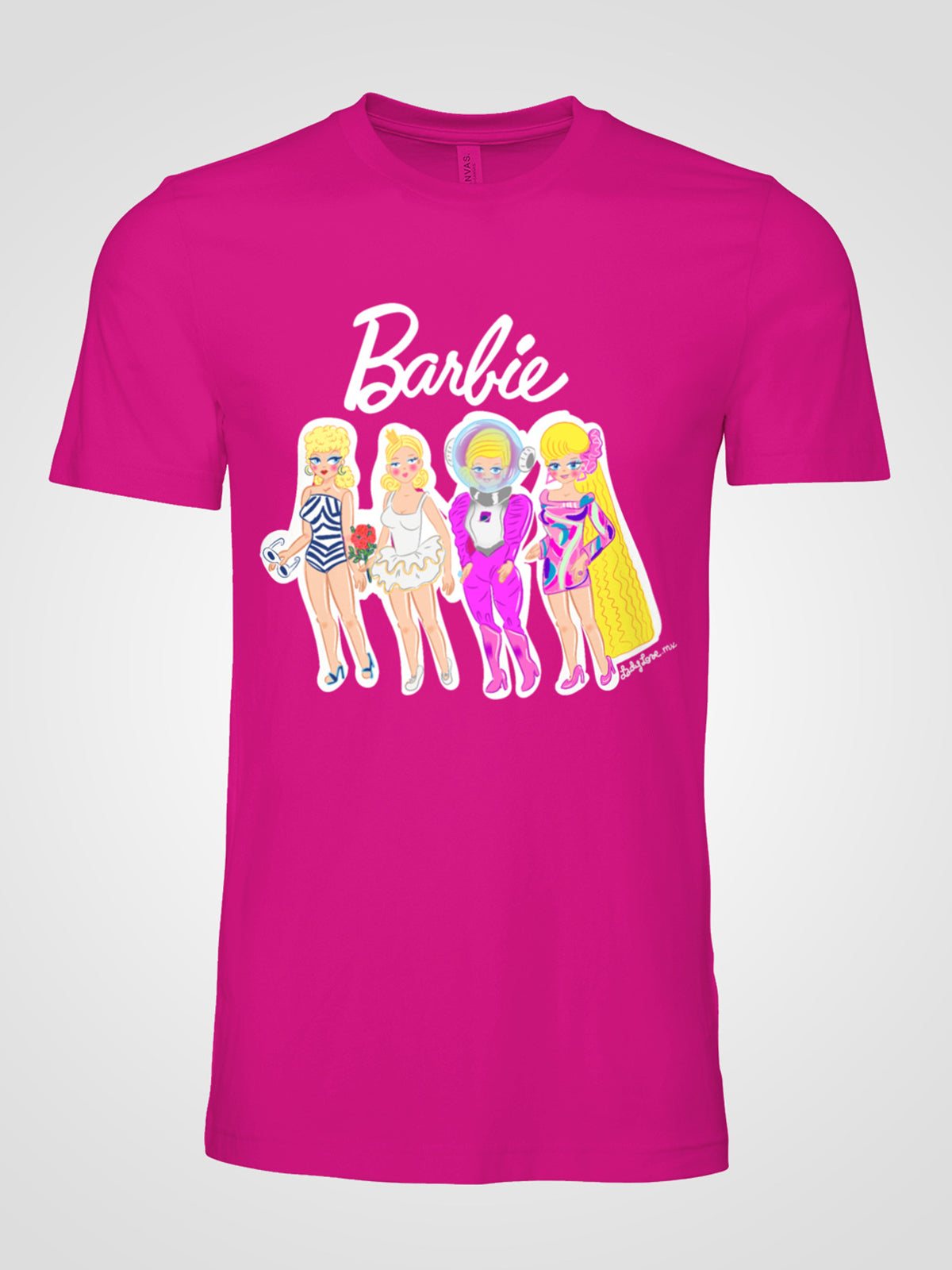 Playera Barbie Evolucion