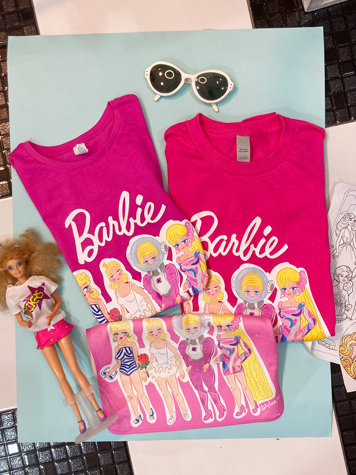 Playera Barbie Evolucion
