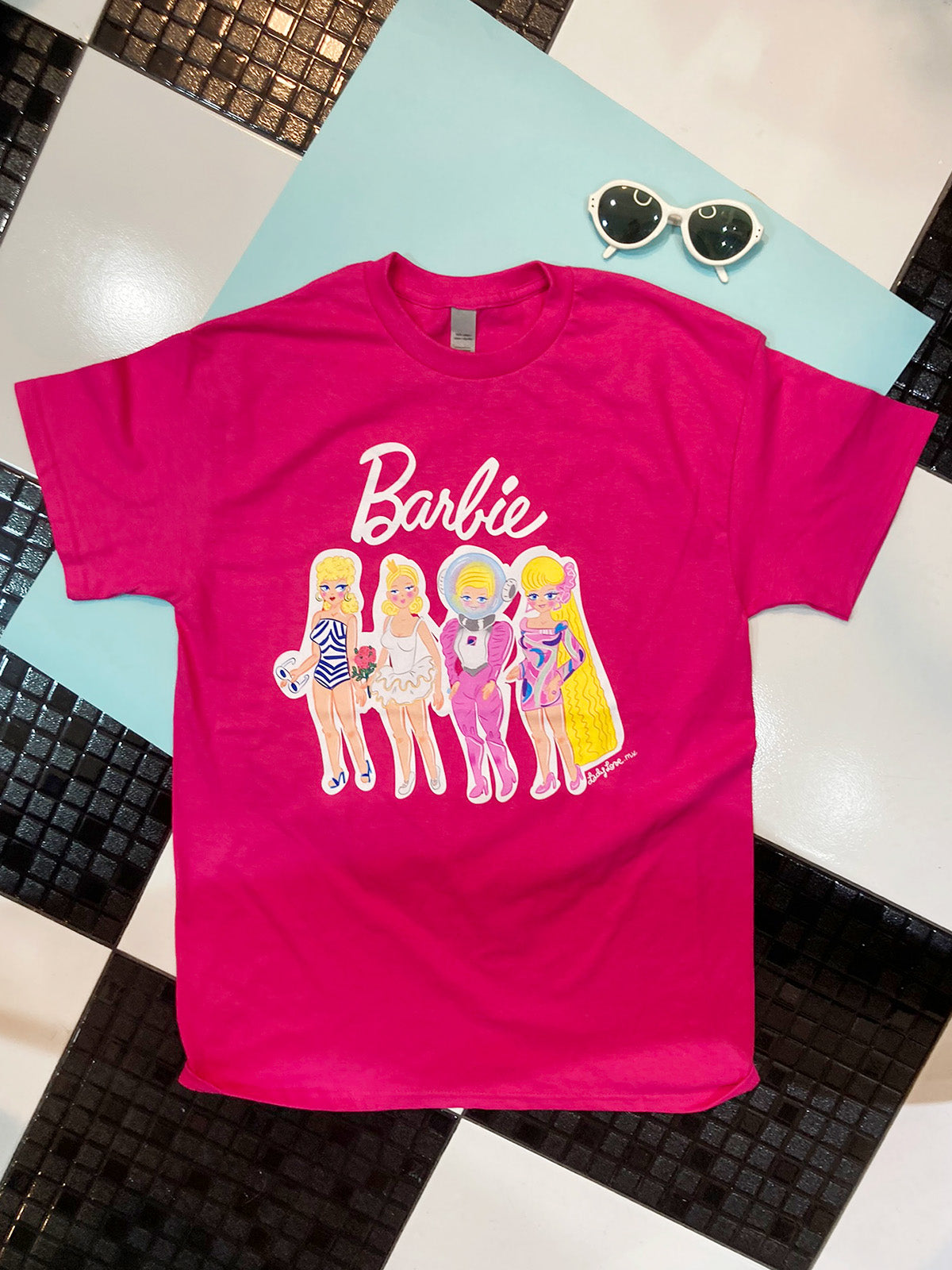 Playera Barbie Evolucion