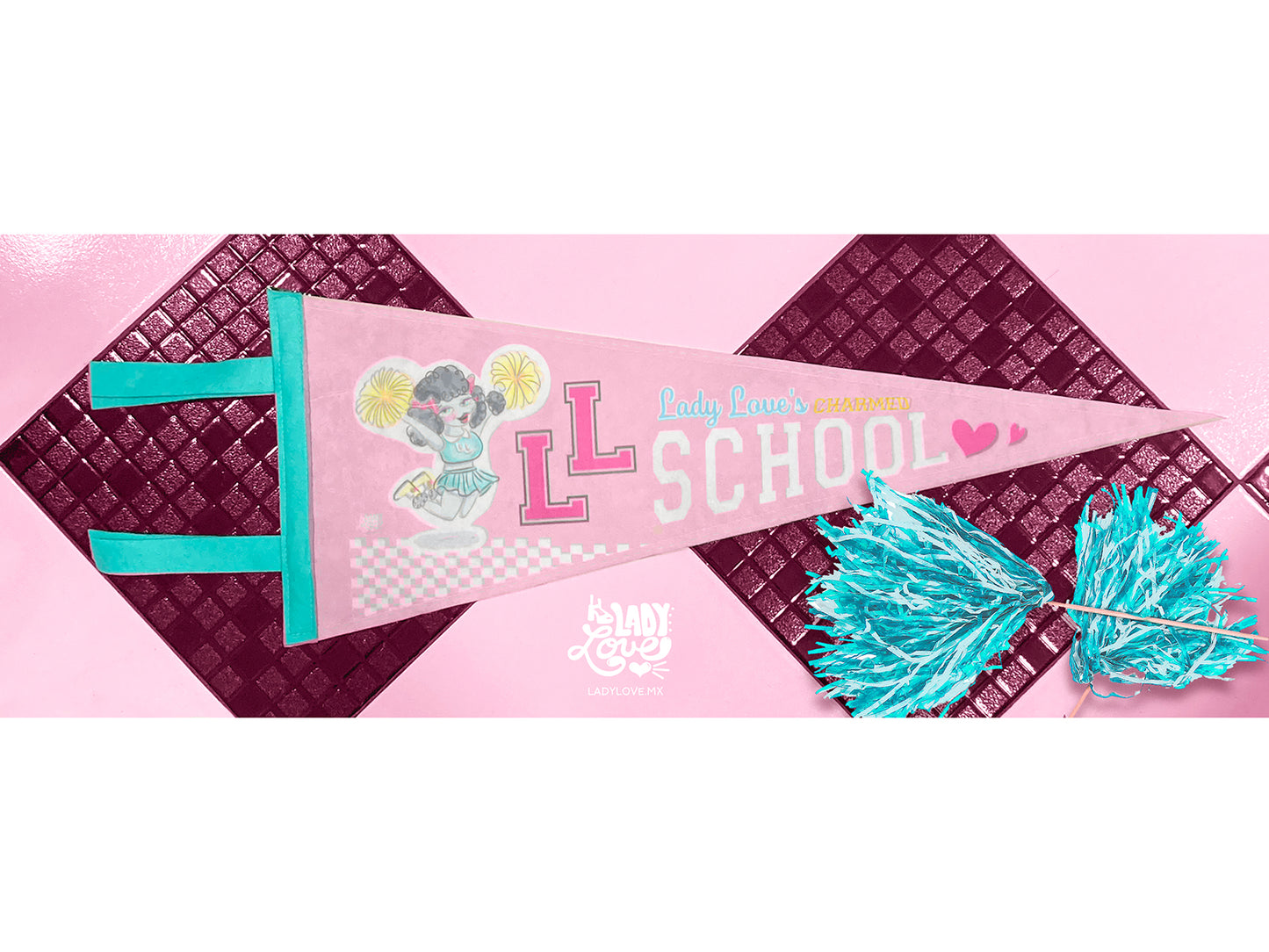 Banderin Lady Love School