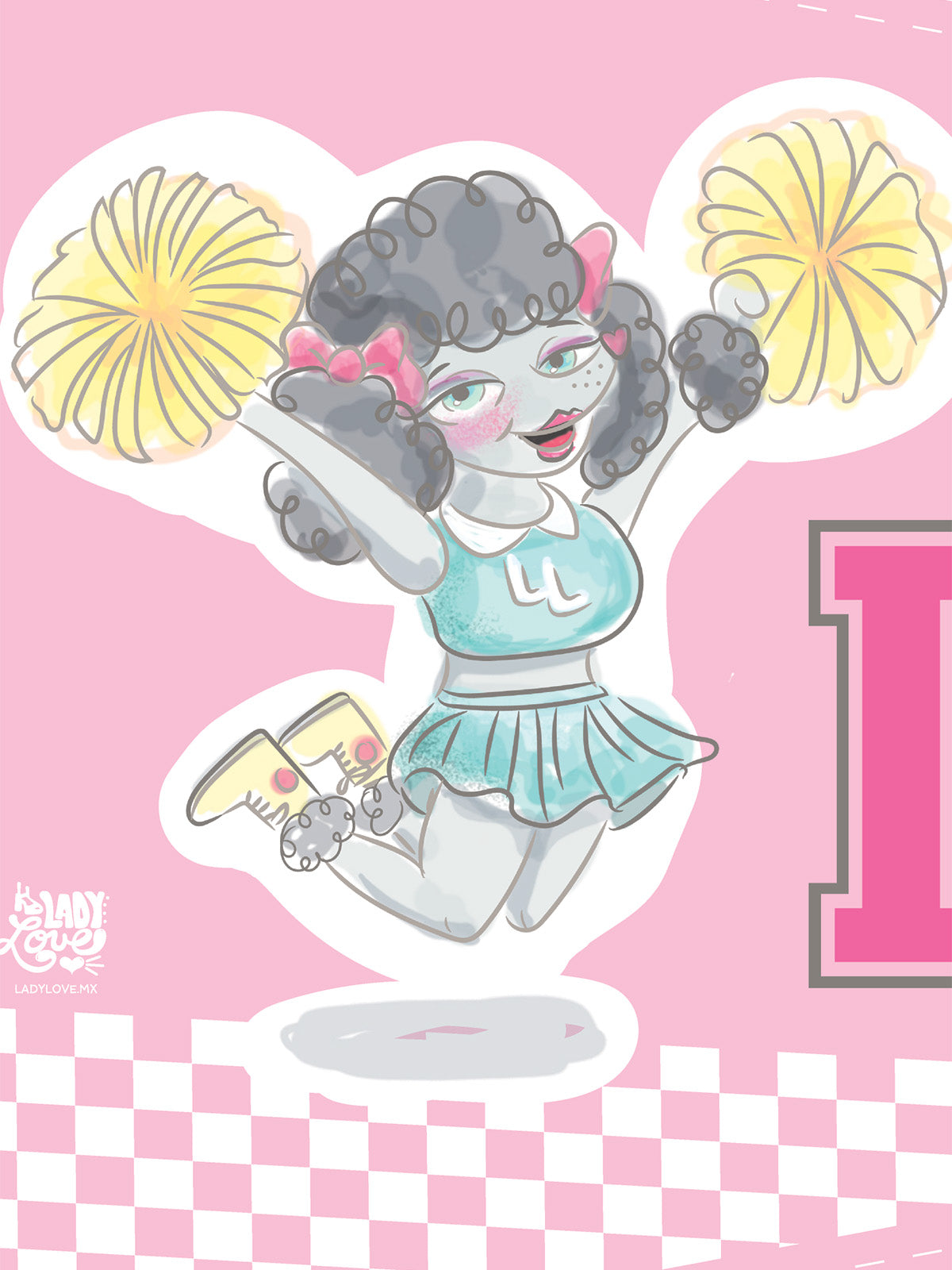 Banderin Lady Love School