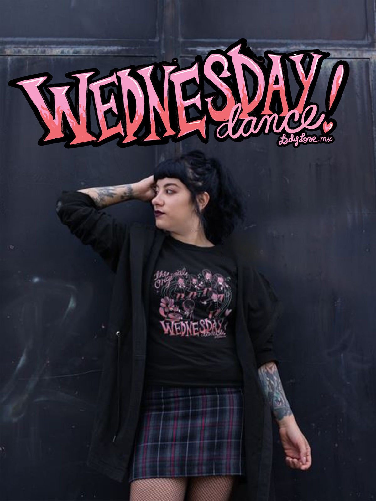 Playera Wednesday Classic Blk