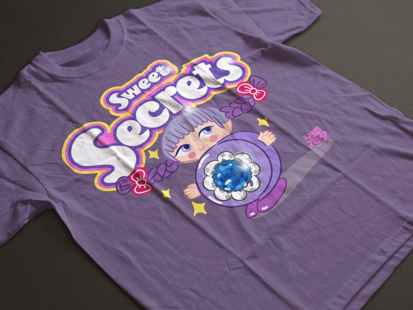 Playera Sweet Secrets Flashee lila