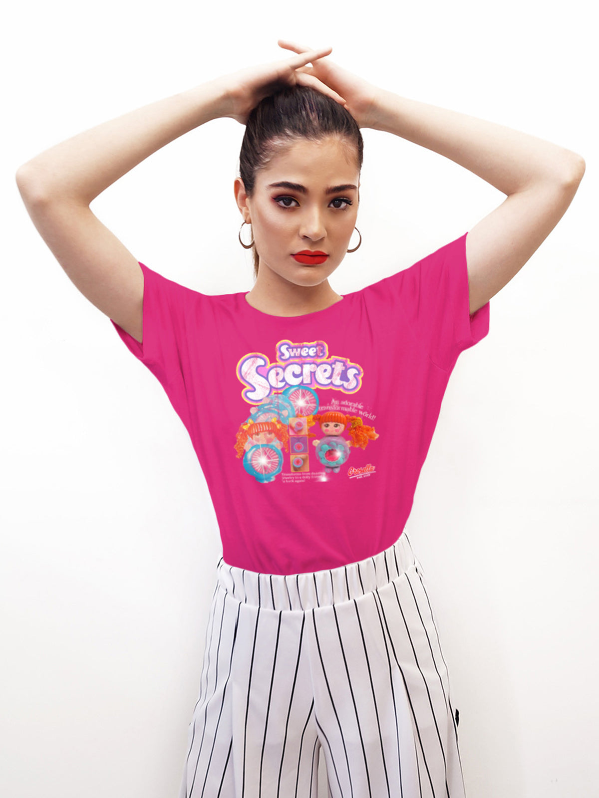Playera Sweet Secrets Rosa Gleamie
