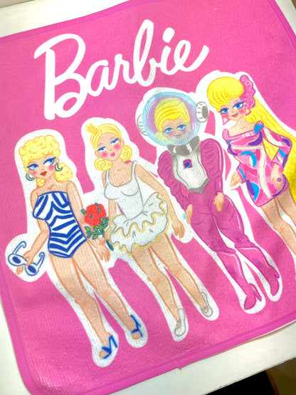 Toalla de bolsillo Barbie Evolución