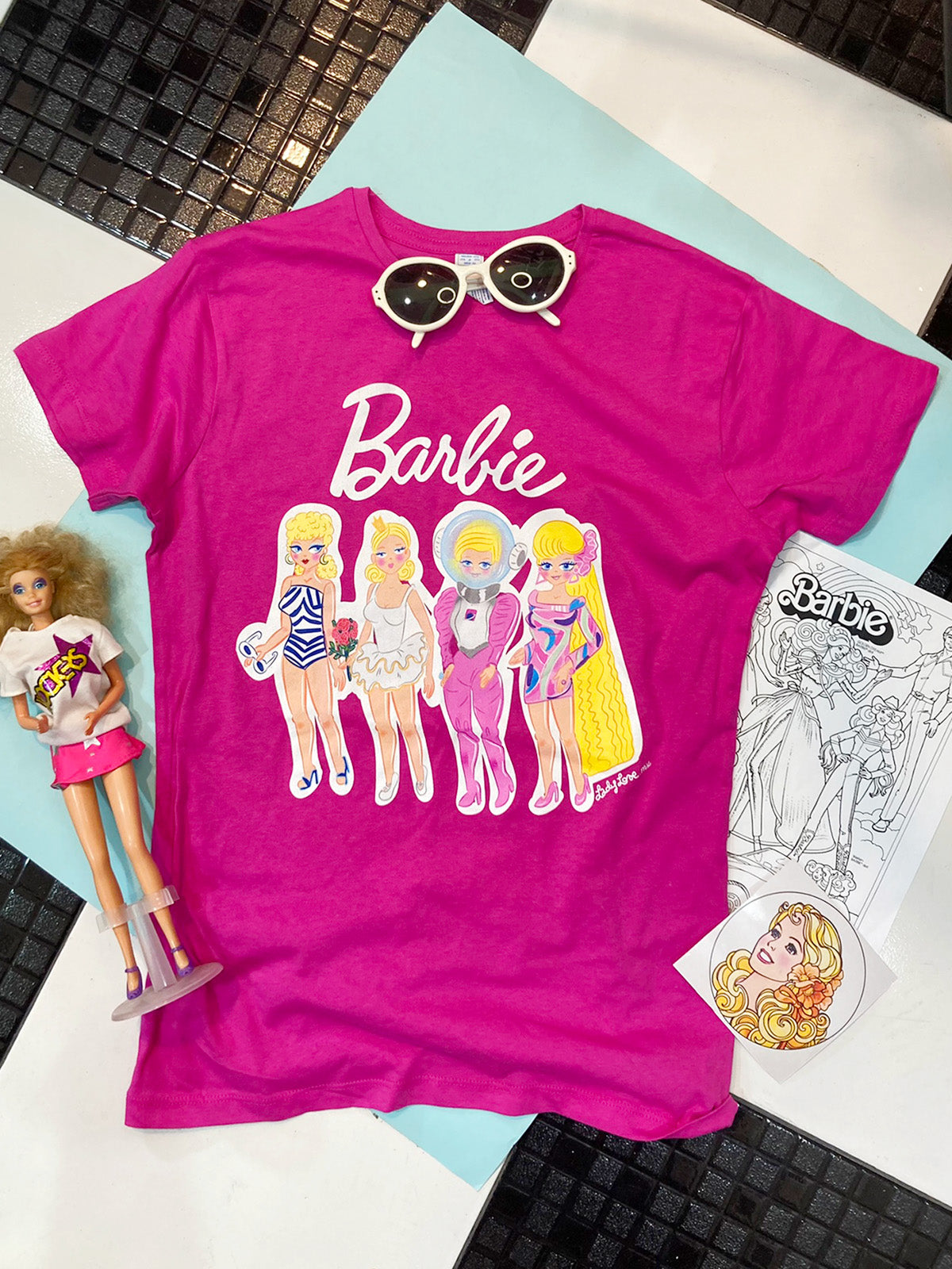 Playera Barbie Evolucion