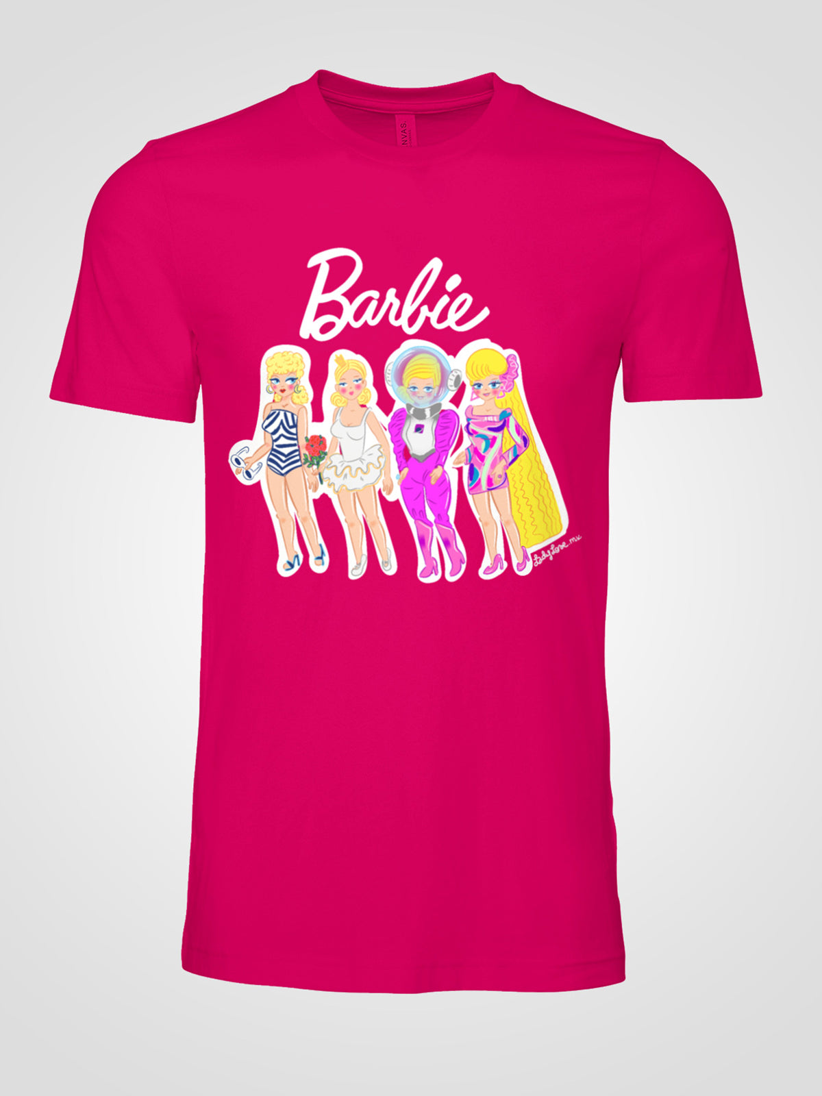 Playera Barbie Evolucion